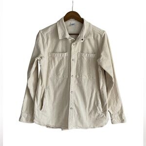 Stoic All Hail The Wale Overshirt Shacket Layer Winter White Egret